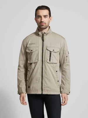 Kurtka z czystej Bawełna z kieszeniami na piersi camel active