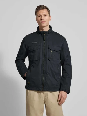 Kurtka z czystej Bawełna z kieszeniami na piersi camel active