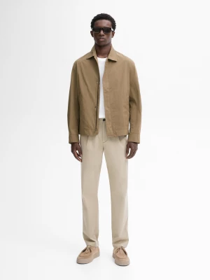 Zdjęcie produktu Kurtka Z Diagonalu Zapinana Na Zatrzaski - Opalony - - Massimo Dutti - Mężczyzna