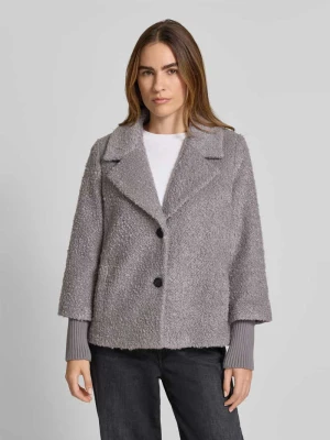 Kurtka z dodatkiem wełny i kołnierzem z połami comma