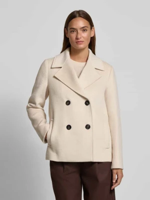 Kurtka z dodatkiem wełny i kołnierzem z połami comma