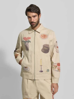 Kurtka z dwustronnym zamkiem błyskawicznym model ‘Robert’ Les Deux