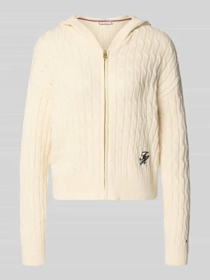 Kurtka z dzianiny o kroju comfort fit z czystej bawełny model ‘CALICO’ Tommy Hilfiger