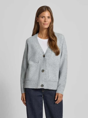Kurtka z dzianiny o kroju comfort fit z dekoltem w serek model ‘BOOM’ Vero Moda