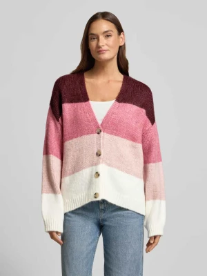 Kurtka z dzianiny o kroju oversized z listwą guzikową MORE & MORE