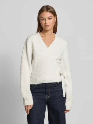 Kurtka z dzianiny o kroju regular fit o kopertowym kroju Tom Tailor Denim