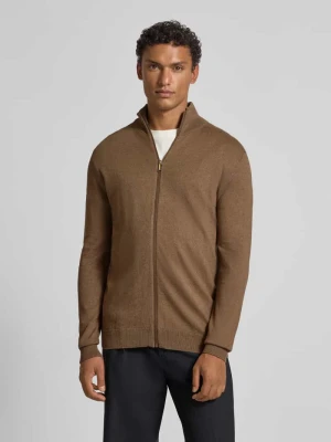 Kurtka z dzianiny o kroju regular fit z czystej bawełny model ‘BERG’ Selected Homme