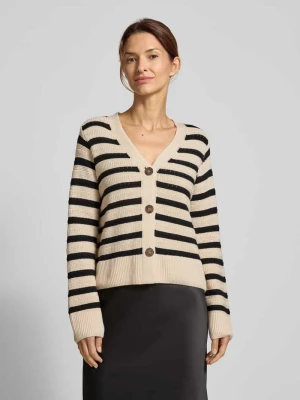 Kurtka z dzianiny o kroju regular fit z czystej bawełny model ‘Calla’ Vero Moda