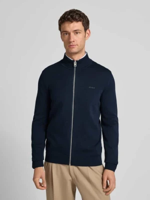 Kurtka z dzianiny o kroju regular fit z czystej bawełny model ‘SAN JACOMO’ HUGO