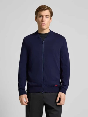 Kurtka z dzianiny o kroju regular fit z czystej bawełny model ‘SAN JAQUE-C’ HUGO