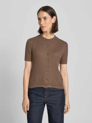 Kurtka z dzianiny o kroju regular fit z czystej bawełny Tommy Hilfiger