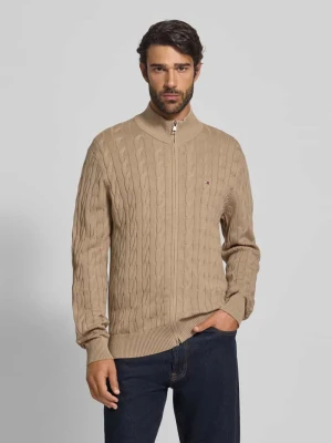 Kurtka z dzianiny o kroju regular fit z czystej bawełny Tommy Hilfiger