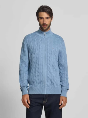 Kurtka z dzianiny o kroju regular fit z czystej bawełny Tommy Hilfiger