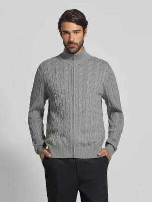 Kurtka z dzianiny o kroju regular fit z czystej bawełny Tommy Hilfiger