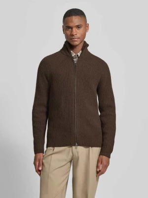 Kurtka z dzianiny o kroju regular fit z czystej wełny Forét