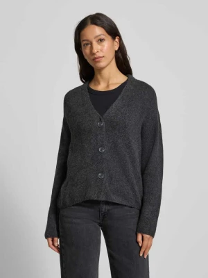 Kurtka z dzianiny o kroju regular fit z dekoltem w serek Tom Tailor Denim