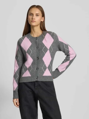 Kurtka z dzianiny o kroju regular fit z dodatkiem wełny model ‘BRIGHTON’ Only