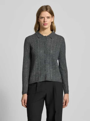 Kurtka z dzianiny o kroju regular fit z dodatkiem wełny model ‘ELAINE’ Pepe Jeans