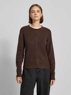 Kurtka z dzianiny o kroju regular fit z dodatkiem wełny model ‘MALOU’ Pieces
