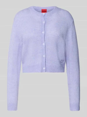 Kurtka z dzianiny o kroju regular fit z dodatkiem wełny model ‘SFEBRA’ HUGO