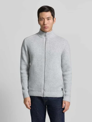 Kurtka z dzianiny o kroju regular fit z dodatkiem wełny Tom Tailor