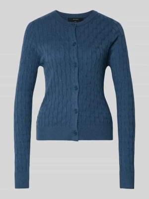 Kurtka z dzianiny o kroju regular fit z dodatkiem wiskozy model ‘FANTASTIC’ Vero Moda