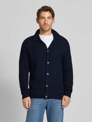 Kurtka z dzianiny o kroju regular fit z dodatkiem wiskozy model ‘Jeff’ BRAX