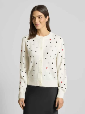 Kurtka z dzianiny o kroju regular fit z haftami Tom Tailor Denim