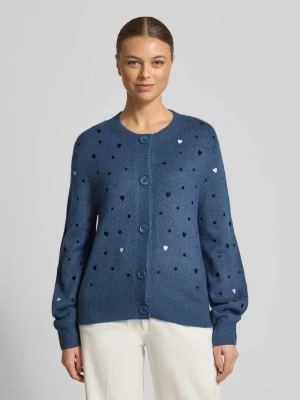 Kurtka z dzianiny o kroju regular fit z haftami Tom Tailor Denim