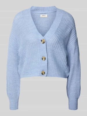 Kurtka z dzianiny o kroju regular fit z jednorzędową listwą guzikową model ‘CAROLSPRING’ Only