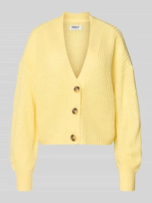 Kurtka z dzianiny o kroju regular fit z jednorzędową listwą guzikową model ‘CAROLSPRING’ Only