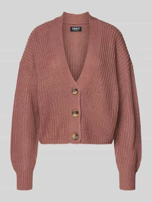 Kurtka z dzianiny o kroju regular fit z jednorzędową listwą guzikową model ‘CAROLSPRING’ Only