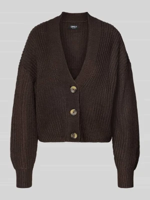 Kurtka z dzianiny o kroju regular fit z jednorzędową listwą guzikową model ‘CAROLSPRING’ Only