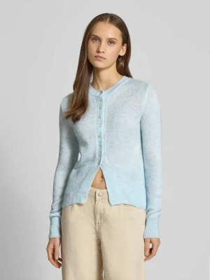 Kurtka z dzianiny o kroju regular fit z jednorzędową listwą guzikową model ‘ELLA’ Only