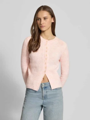 Kurtka z dzianiny o kroju regular fit z jednorzędową listwą guzikową model ‘ELLA’ Only