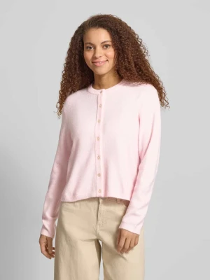 Kurtka z dzianiny o kroju regular fit z jednorzędową listwą guzikową model ‘SIMONI’ Only