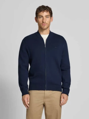 Kurtka z dzianiny o kroju regular fit z mieszanki bawełny Lacoste