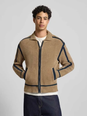 Kurtka z dzianiny o kroju regular fit z mieszanki bawełny Marc O'Polo DENIM