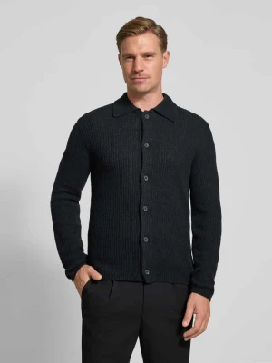 Kurtka z dzianiny o kroju regular fit z mieszanki wełny Marc O'Polo