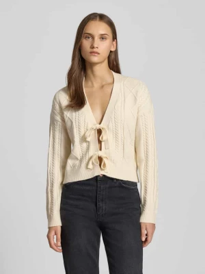 Kurtka z dzianiny o kroju regular fit z mieszanki wiskozy model ‘FIA’ Only