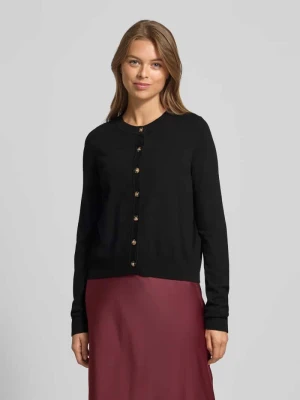 Kurtka z dzianiny o kroju regular fit z mieszanki wiskozy model ‘SABA’ Vero Moda