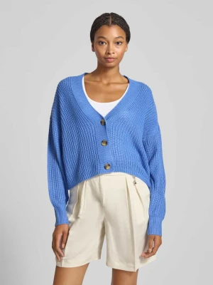 Kurtka z dzianiny o kroju regular fit z obniżonymi ramionami model ‘CAROL’ Only