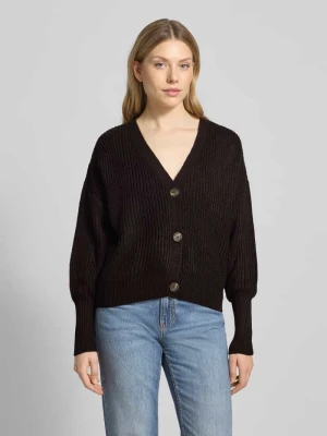 Kurtka z dzianiny o kroju regular fit z ozdobnymi guzikami model ‘LEA’ Vero Moda
