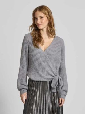 Kurtka z dzianiny o kroju regular fit z prążkowanym wzorem model ‘AMANDA’ Only