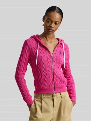 Kardigan rozpinany o kroju regular fit z zamkiem błyskawicznym Soyaconcept