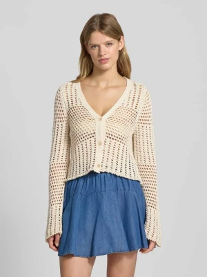 Kurtka z dzianiny o kroju relaxed fit z dodatkiem bawełny model ‘NOLET’ Only