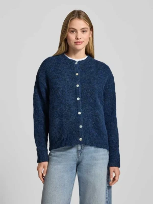 Kurtka z dzianiny o kroju relaxed fit z dodatkiem wełny model ‘Bela’ Ichi