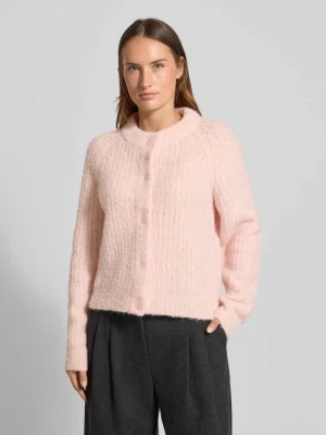 Kurtka z dzianiny o kroju relaxed fit z dodatkiem wełny model ‘CARMEN’ Vero Moda
