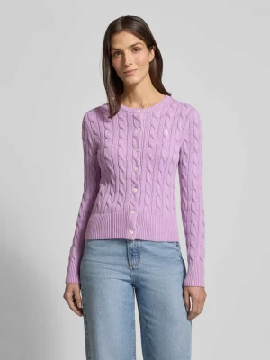 Kurtka z dzianiny o kroju slim fit z wyhaftowanym logo Polo Ralph Lauren