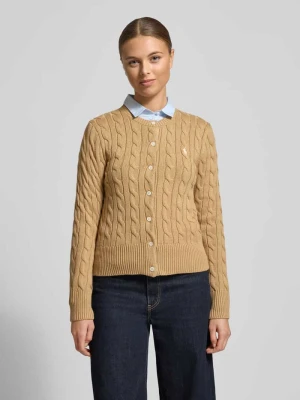 Kurtka z dzianiny o kroju slim fit model ‘Cardi’ Polo Ralph Lauren